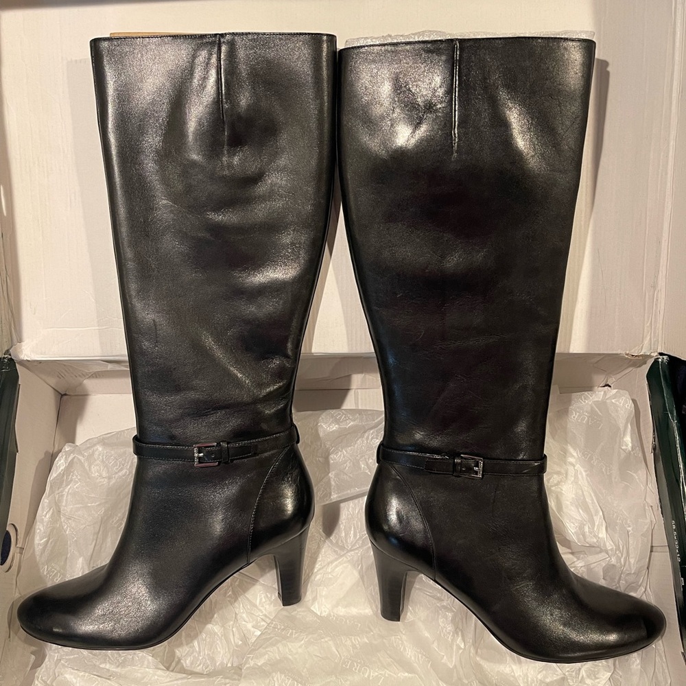 Brand New Ralph Lauren leather boots